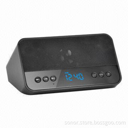 Bedside Bluetooth Speaker (RMS 9W), Built-in FM Receiver, 3.5mm Stereo Connection Cable